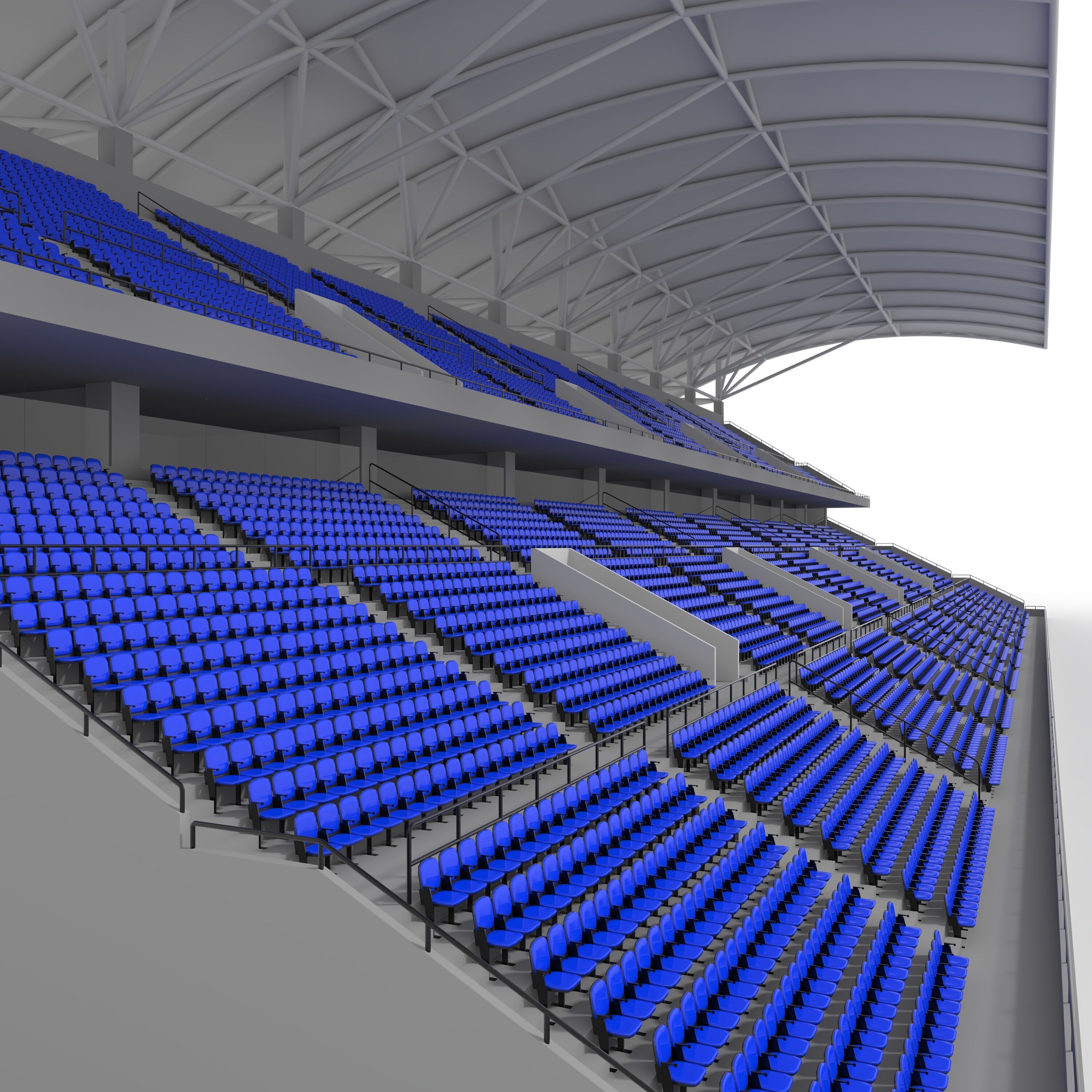 Stadium Tribune 10 3D model_15