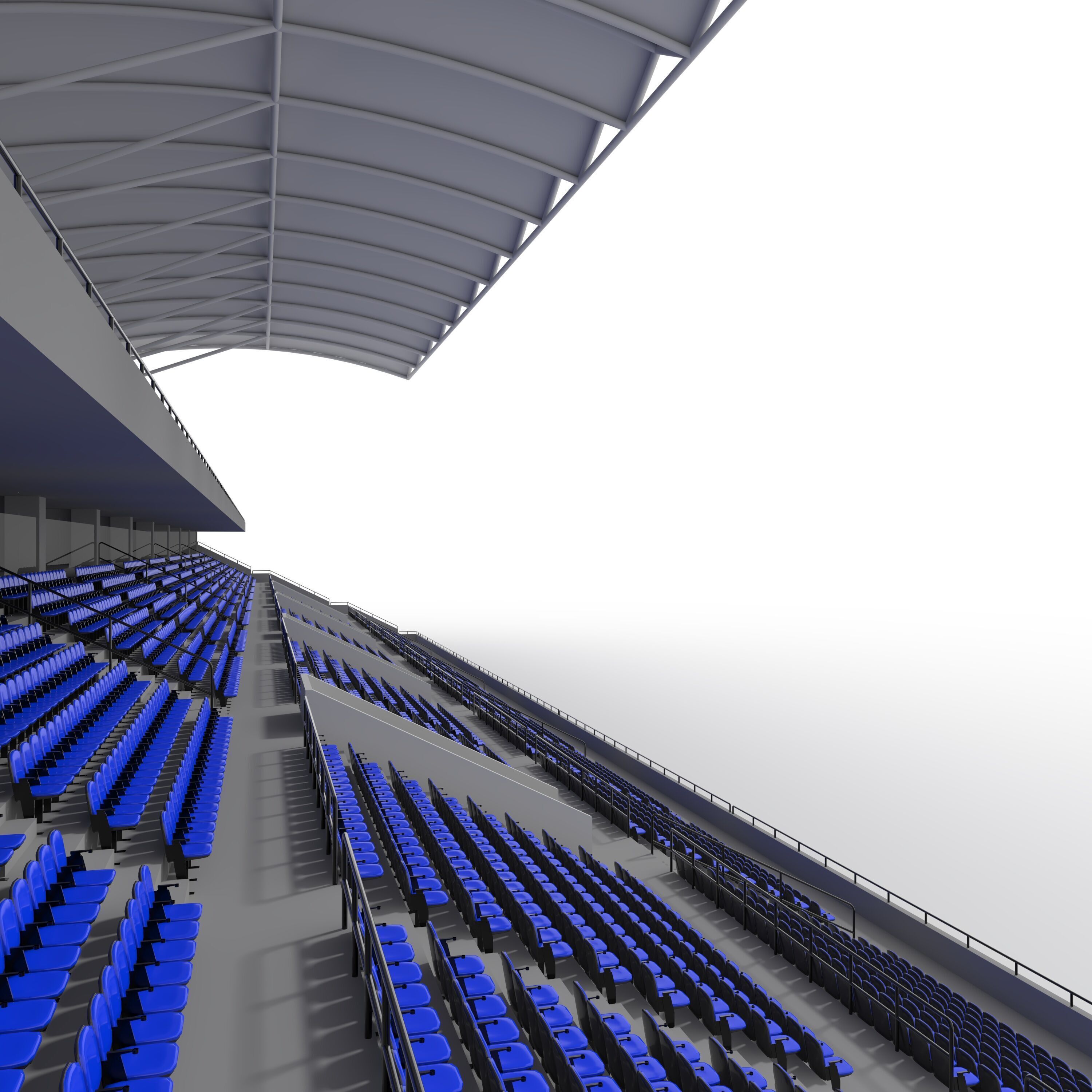 Stadium Tribune 10 3D model_23