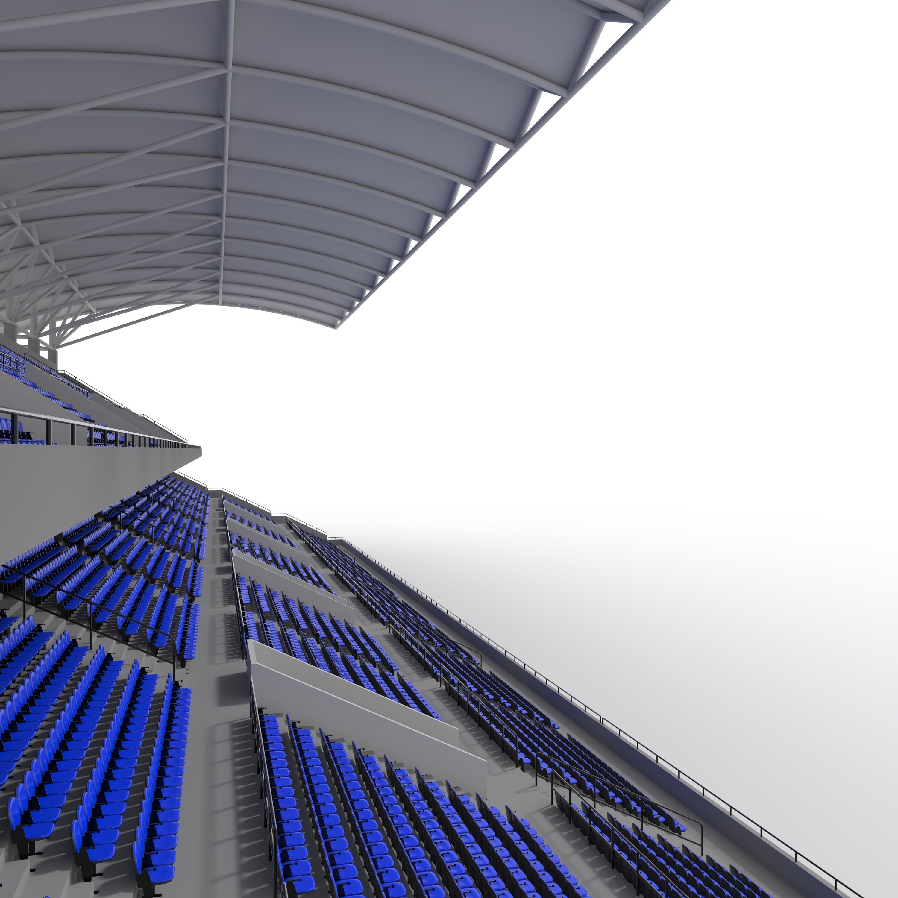 Stadium Tribune 10 3D model_22