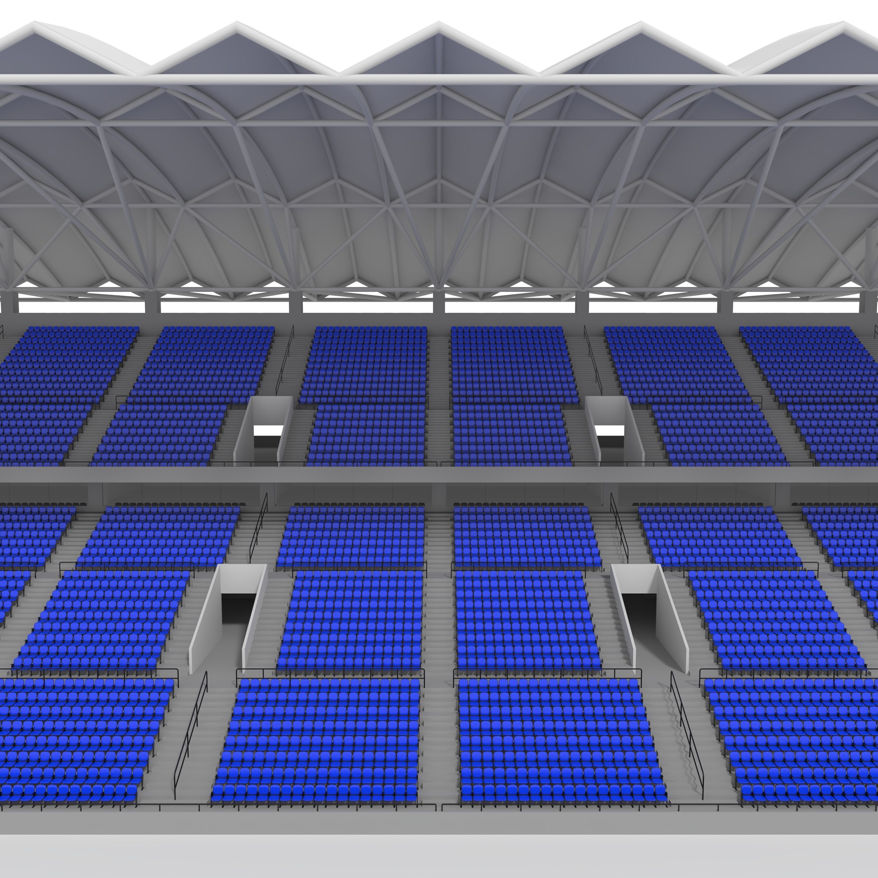 Stadium Tribune 10 3D model_12