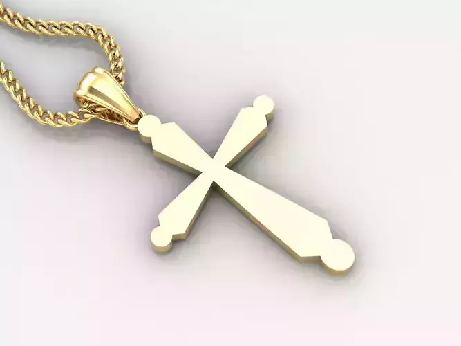  Cross Pendant 3DM STL 1CP098