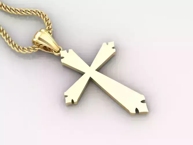  Cross Pendant 3DM STL 1CP097