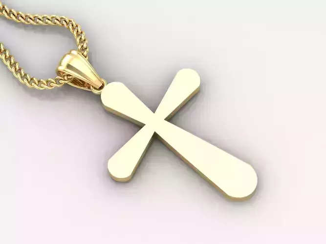  Cross Pendant 3DM STL 1CP095
