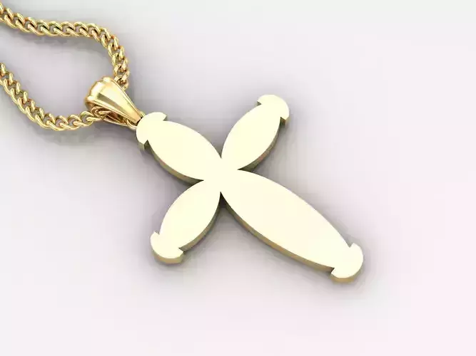  Cross Pendant 3DM STL 1CP092