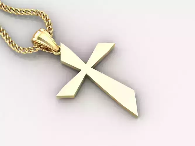  Cross Pendant 3DM STL 1CP090