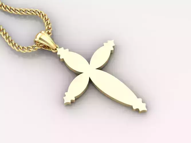  Cross Pendant 3DM STL 1CP087