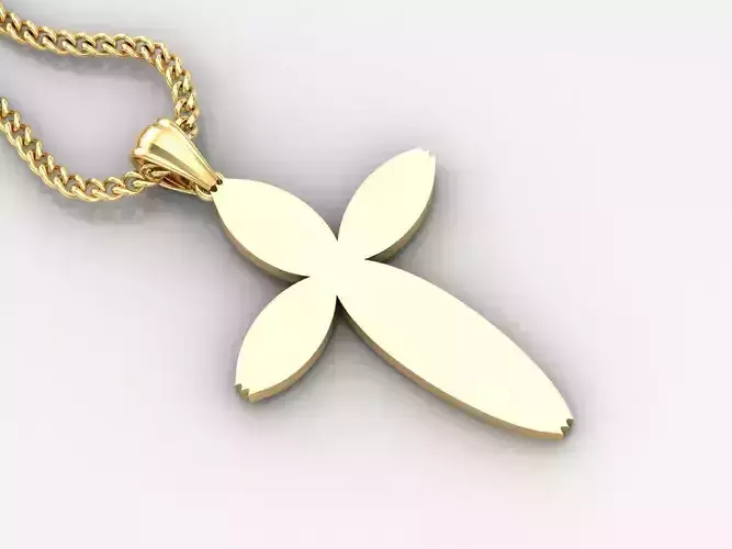  Cross Pendant 3DM STL 1CP086