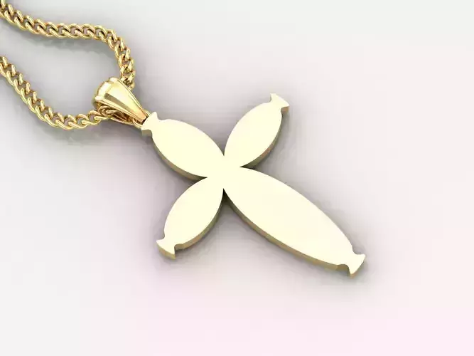  Cross Pendant 3DM STL 1CP084