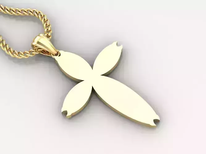  Cross Pendant 3DM STL 1CP082