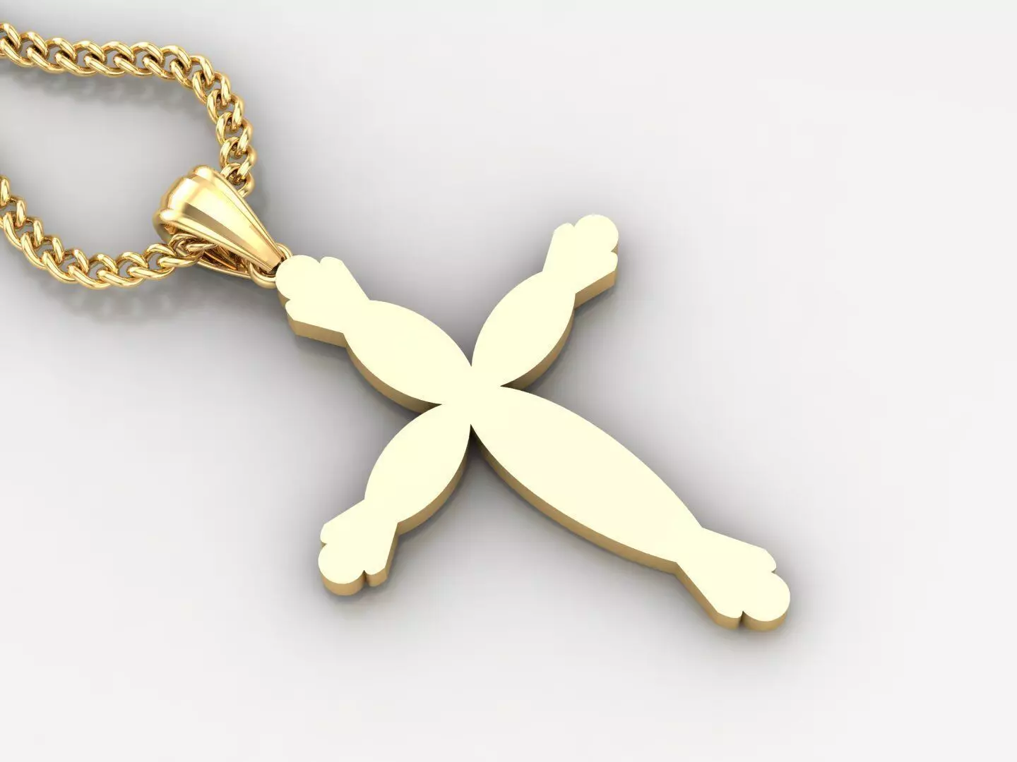  Cross Pendant 3DM STL 1CP081 3D print model_0
