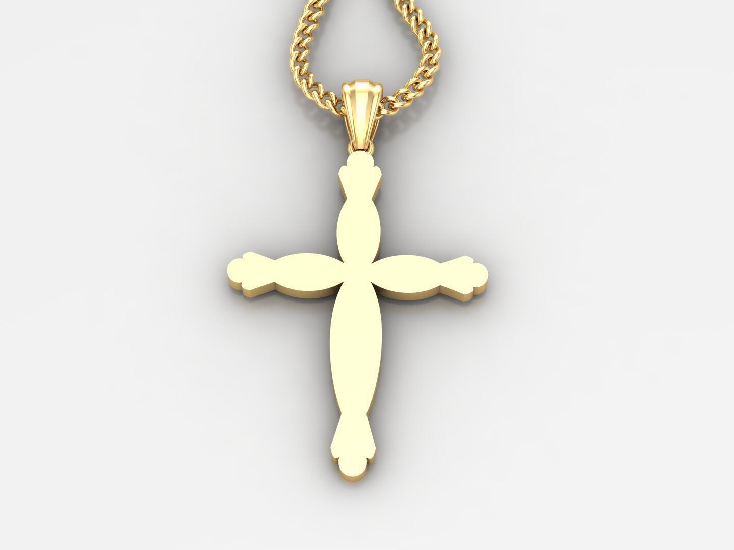  Cross Pendant 3DM STL 1CP081 3D print model_2
