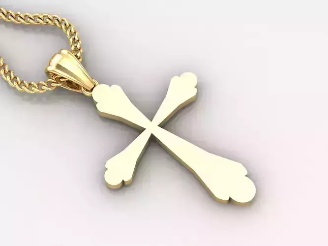  Cross Pendant 3DM STL 1CP079
