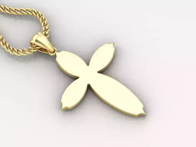  Cross Pendant 3DM STL 1CP072