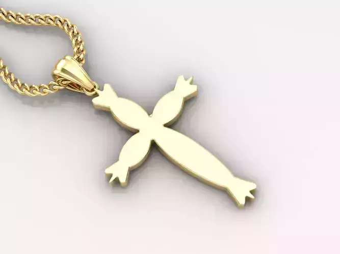  Cross Pendant 3DM STL 1CP071