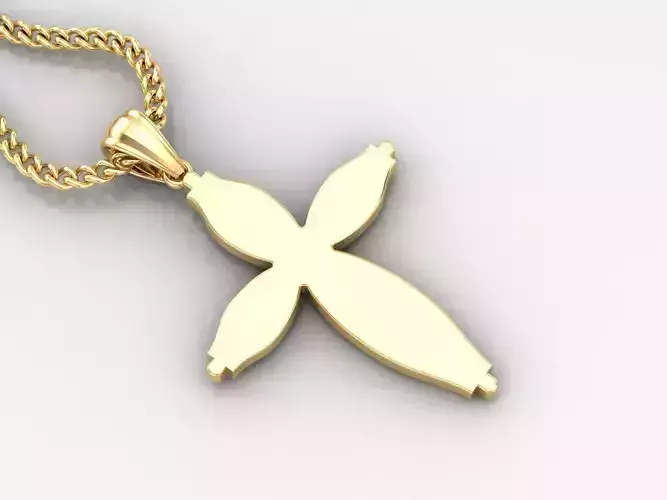  Cross Pendant 3DM STL 1CP070