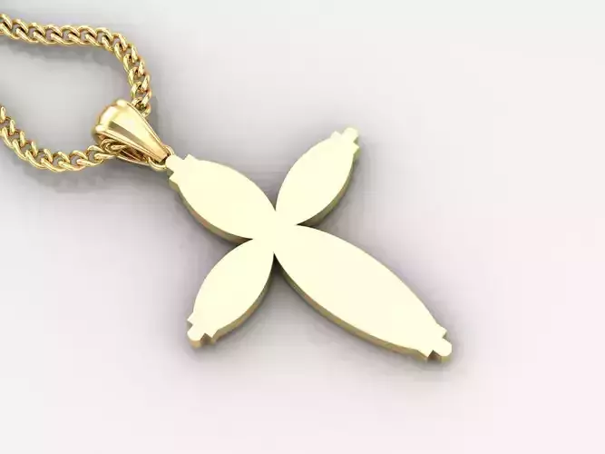  Cross Pendant 3DM STL 1CP069