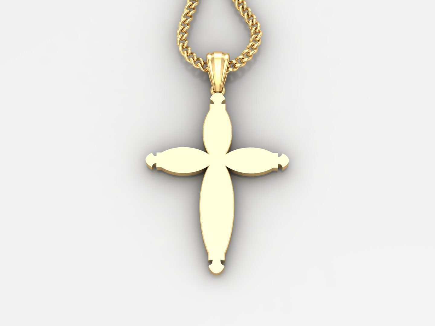  Cross Pendant 3DM STL 1CP067 3D print model_2