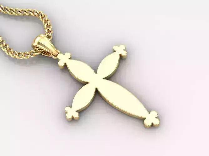  Cross Pendant 3DM STL 1CP064