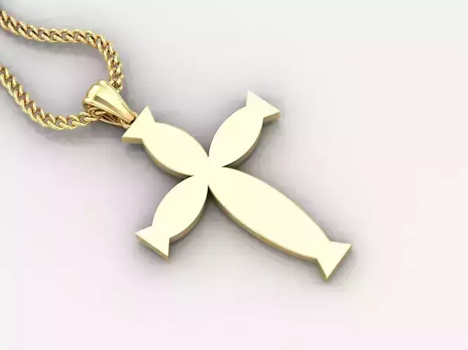  Cross Pendant 3DM STL 1CP063