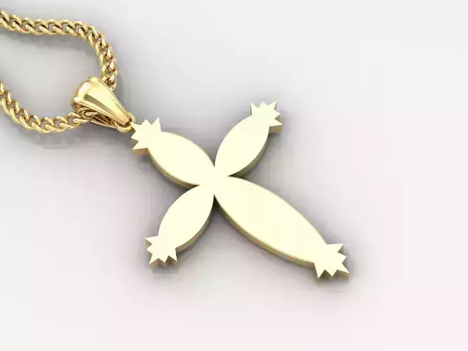  Cross Pendant 3DM STL 1CP061