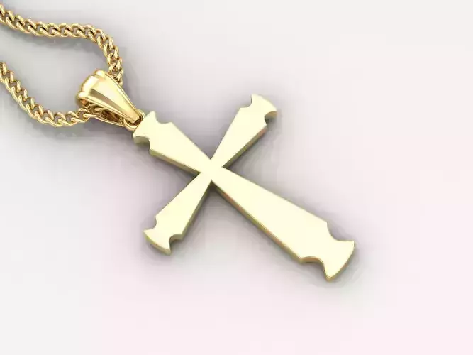  Cross Pendant 3DM STL 1CP057