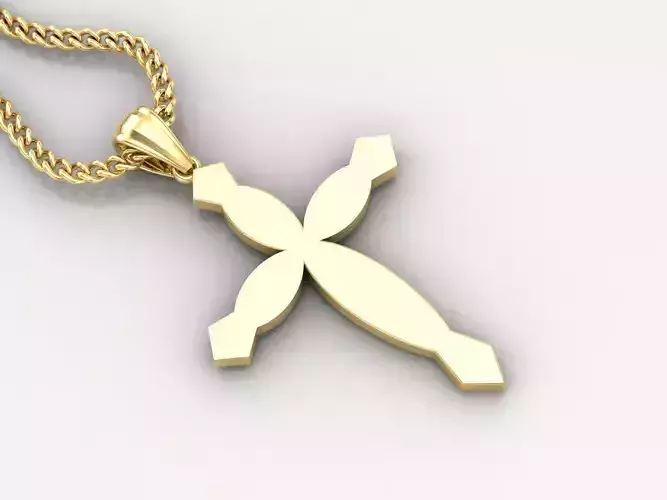  Cross Pendant 3DM STL 1CP056