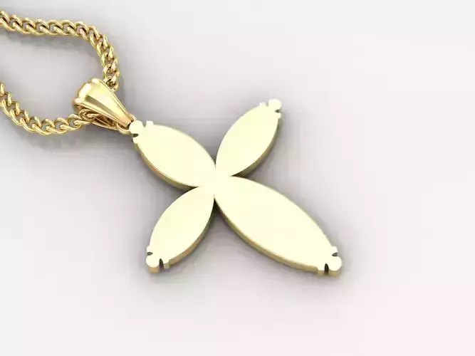  Cross Pendant 3DM STL 1CP055