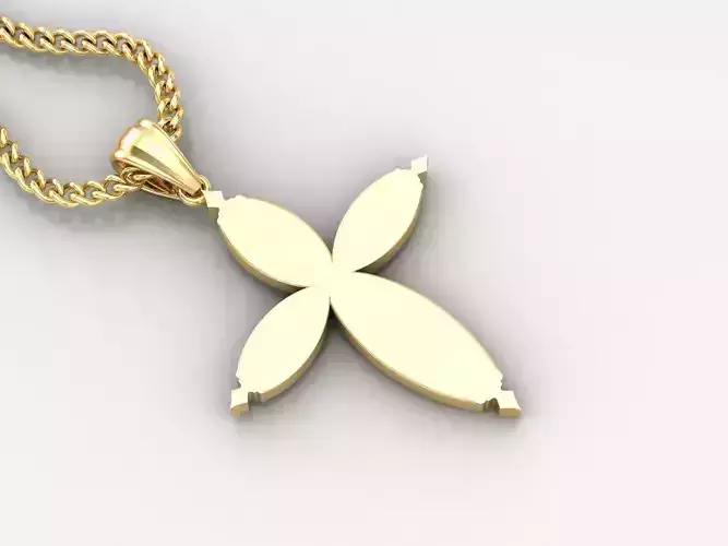  Cross Pendant 3DM STL 1CP053