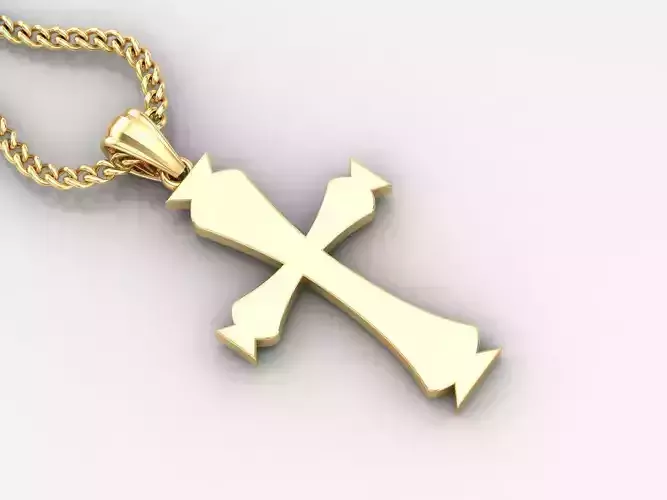  Cross Pendant 3DM STL 1CP048