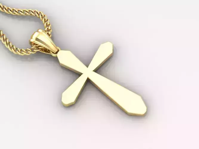  Cross Pendant 3DM STL 1CP046