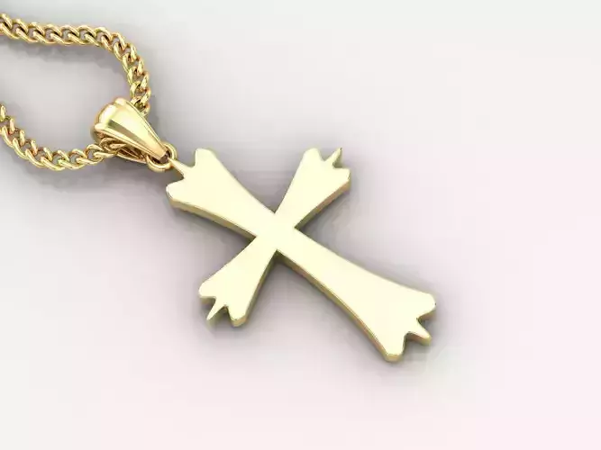  Cross Pendant 3DM STL 1CP045