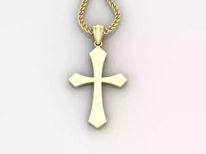  Cross Pendant 3DM STL 1CP044