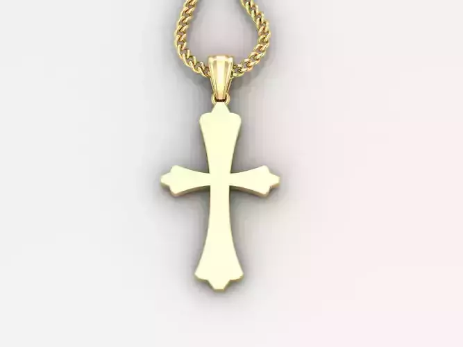  Cross Pendant 3DM STL 1CP043