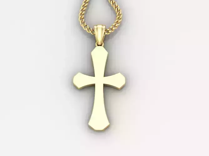  Cross Pendant 3DM STL 1CP041