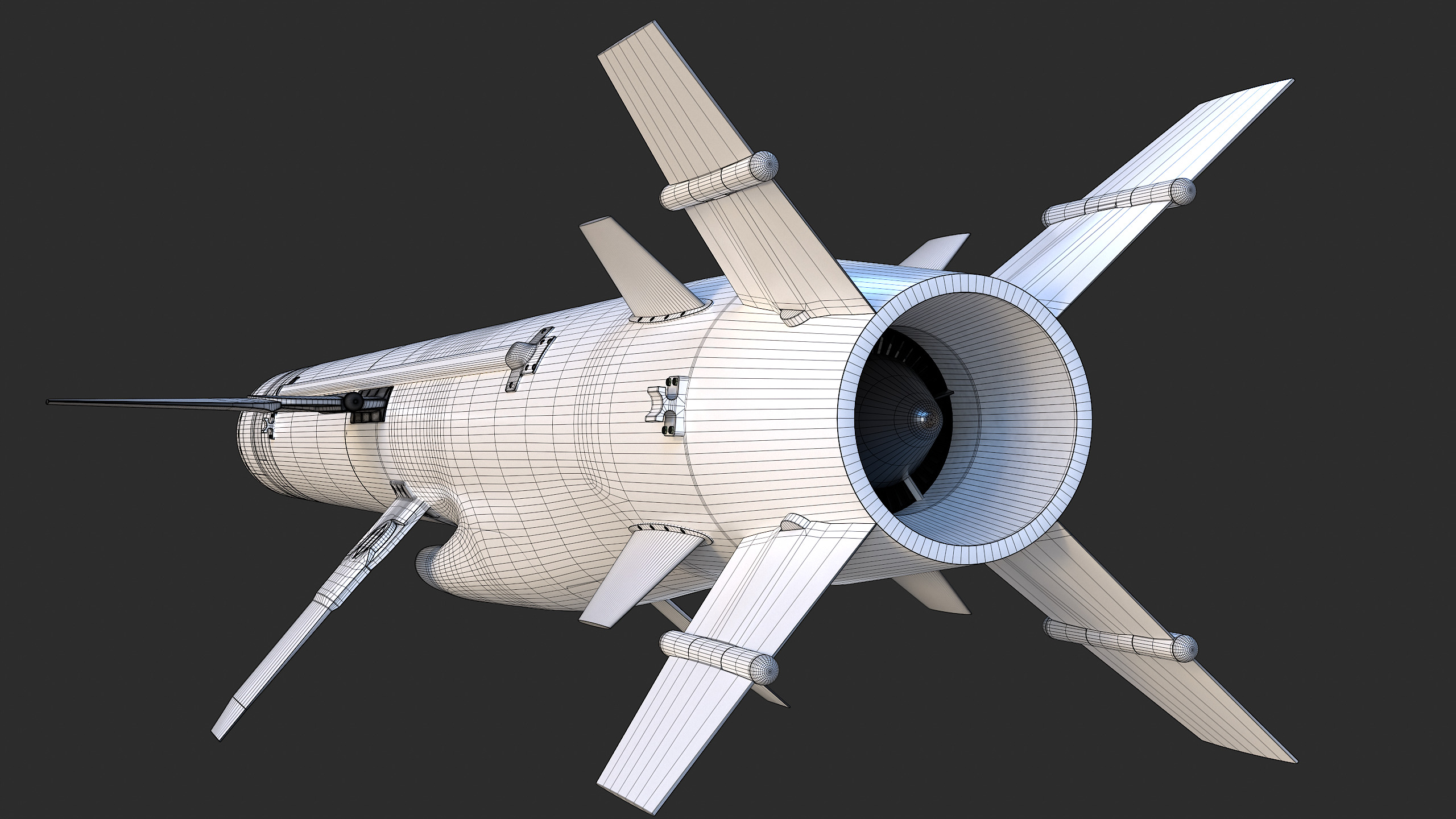 Gabriel V  Blue Spear  5G SSM 3D model_16