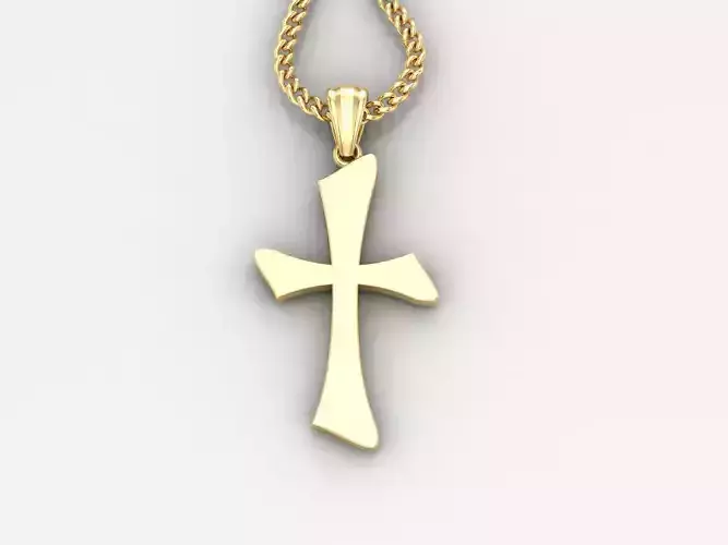  Cross Pendant 3DM STL 1CP034