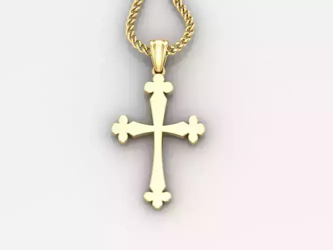  Cross Pendant 3DM STL 1CP020