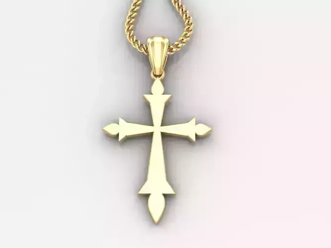  Cross Pendant 3DM STL 1CP013