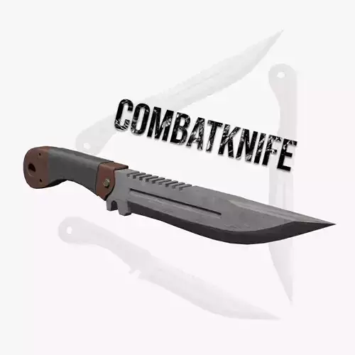 Army Tool Knife Combat Wood - SingleMetal