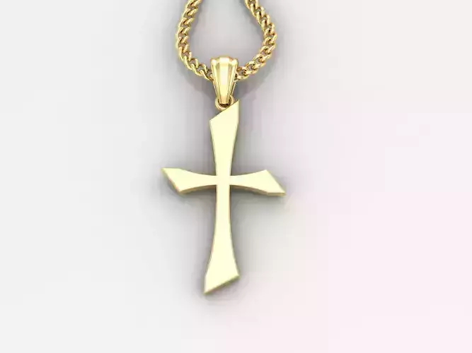  Cross Pendant 3DM STL 1CP012