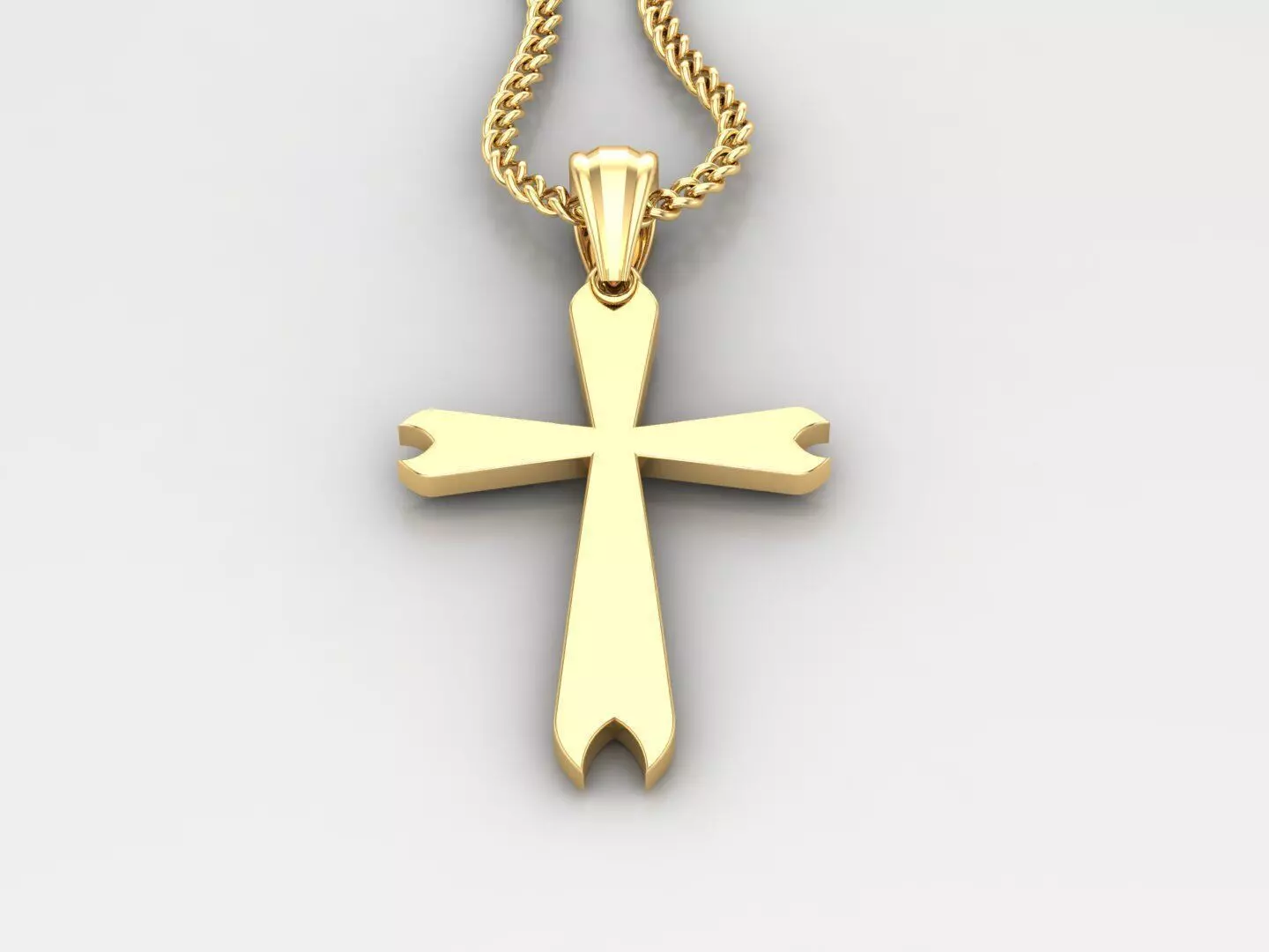  Cross Pendant 3DM STL 1CP005 3D print model_0