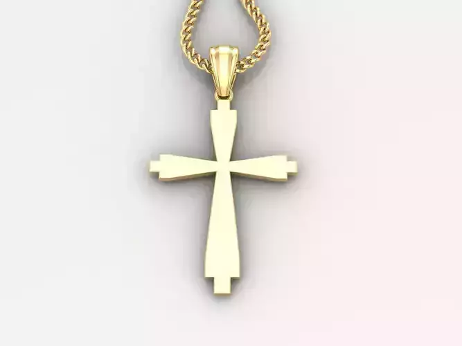  Cross Pendant 3DM STL 1CP001