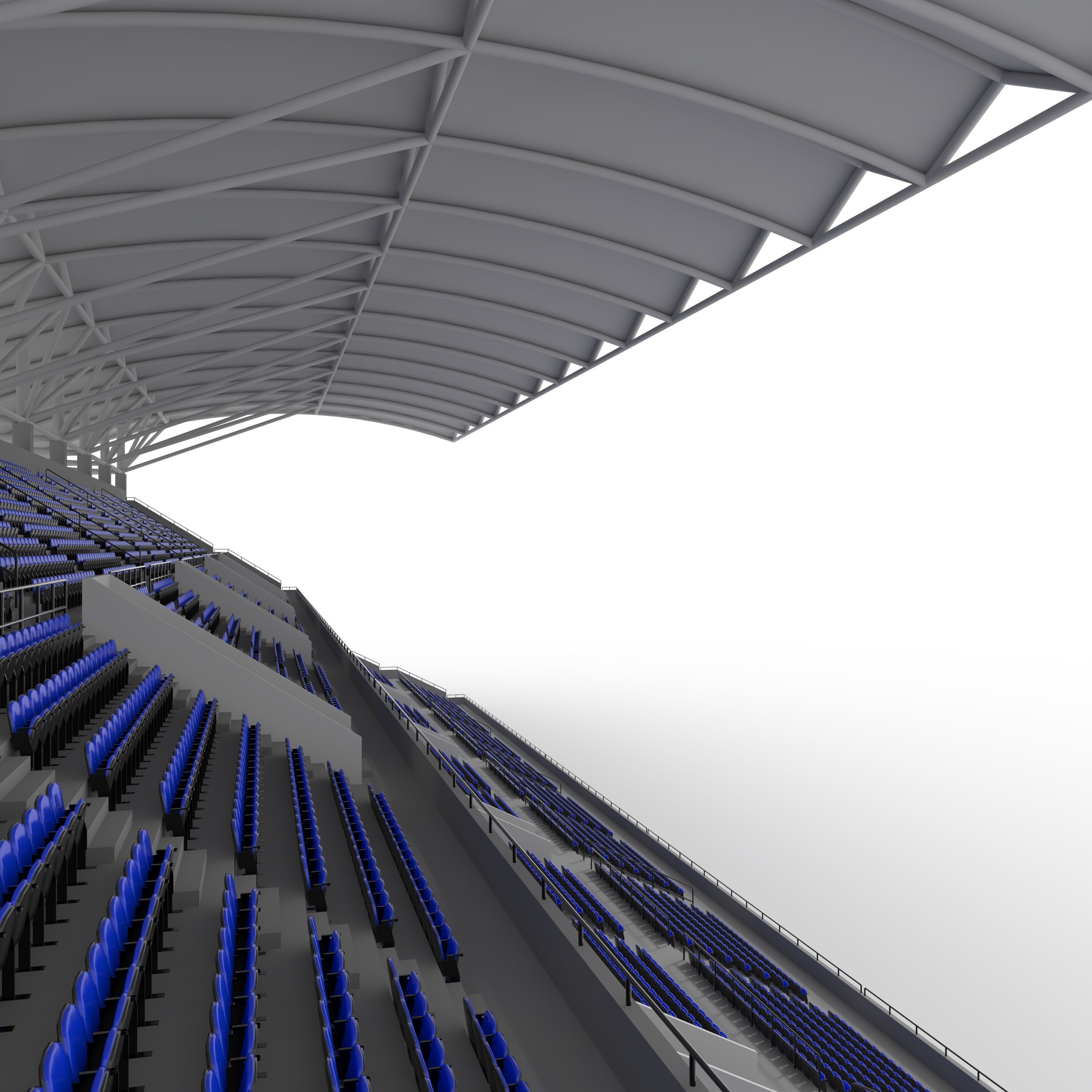 Stadium Tribune 11 3D model_22