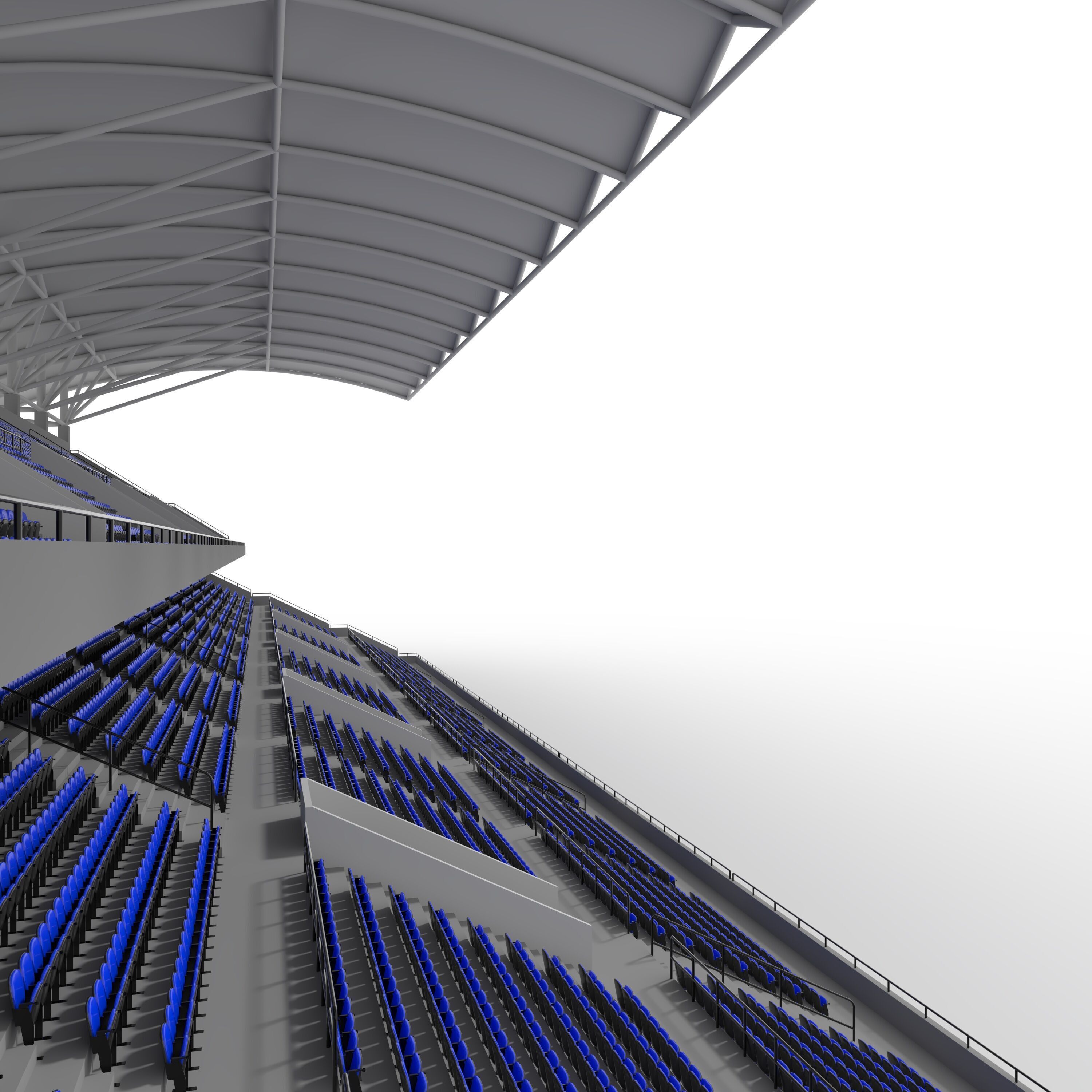 Stadium Tribune 11 3D model_23