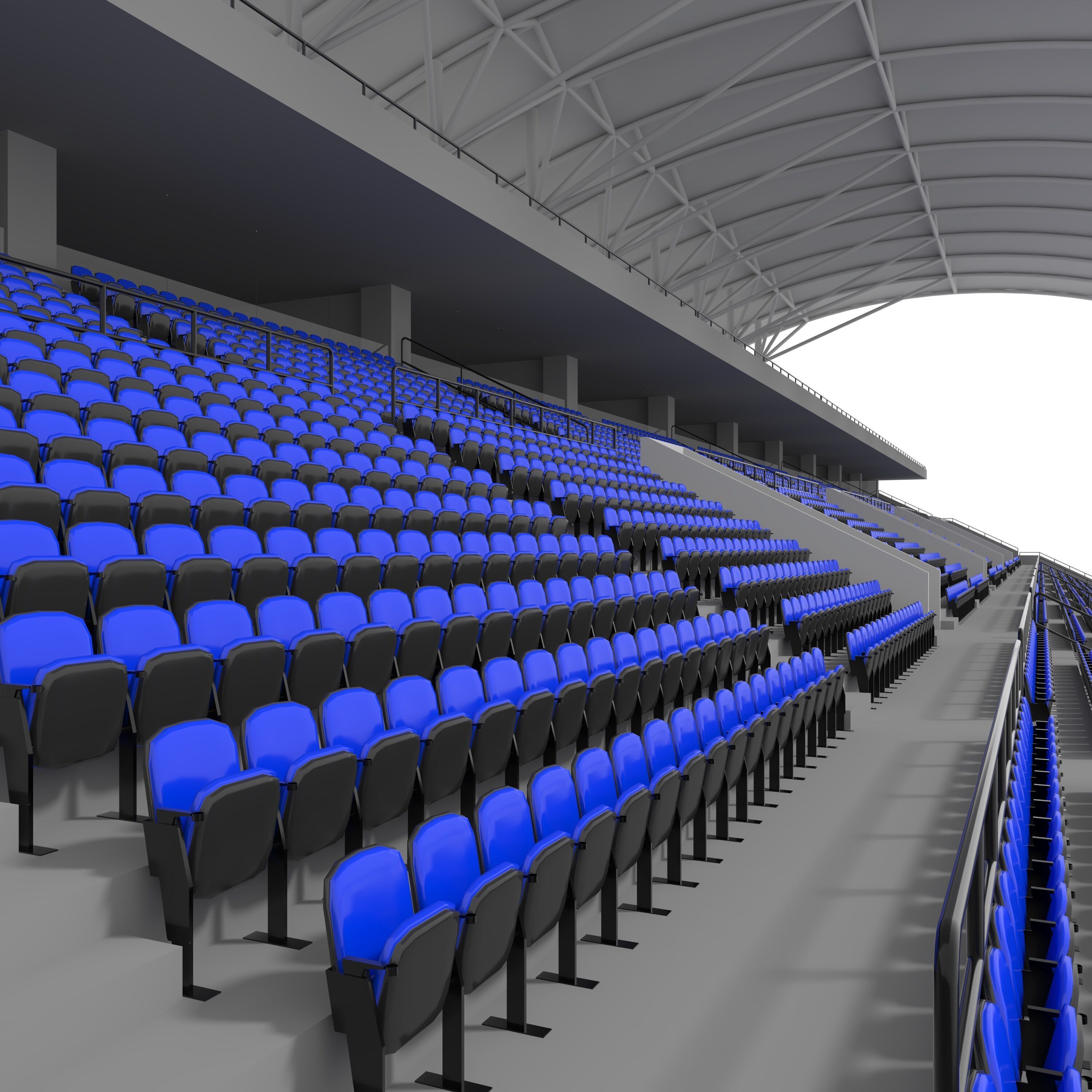 Stadium Tribune 11 3D model_18