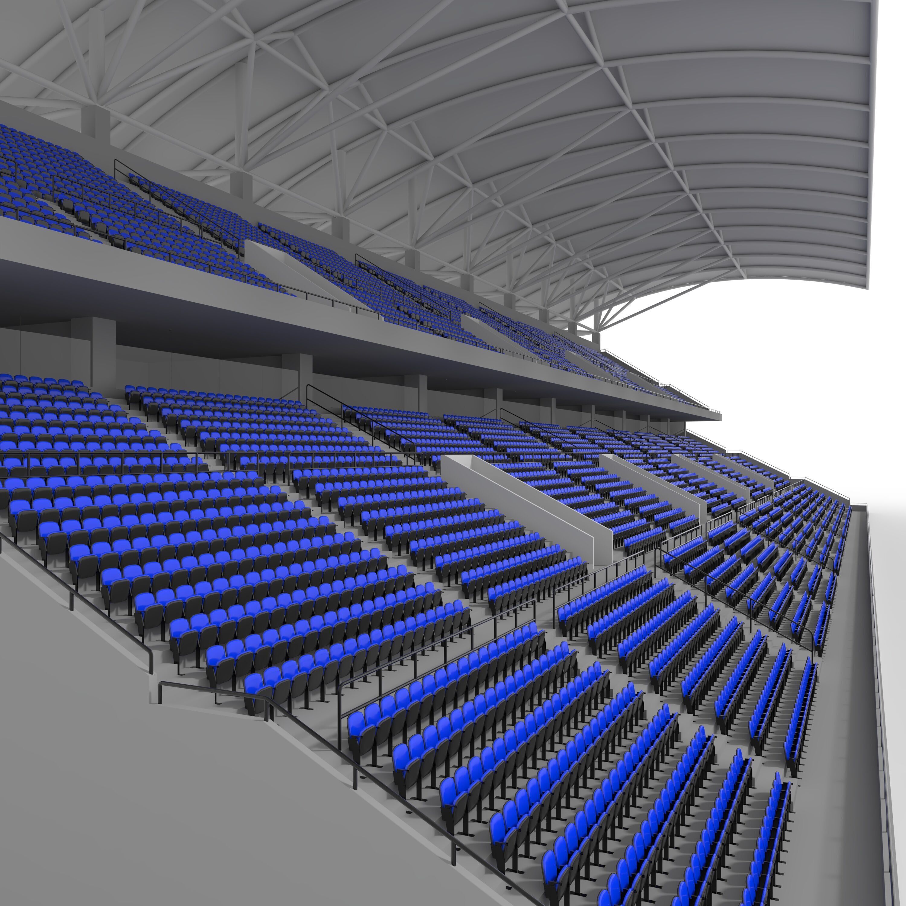 Stadium Tribune 11 3D model_15