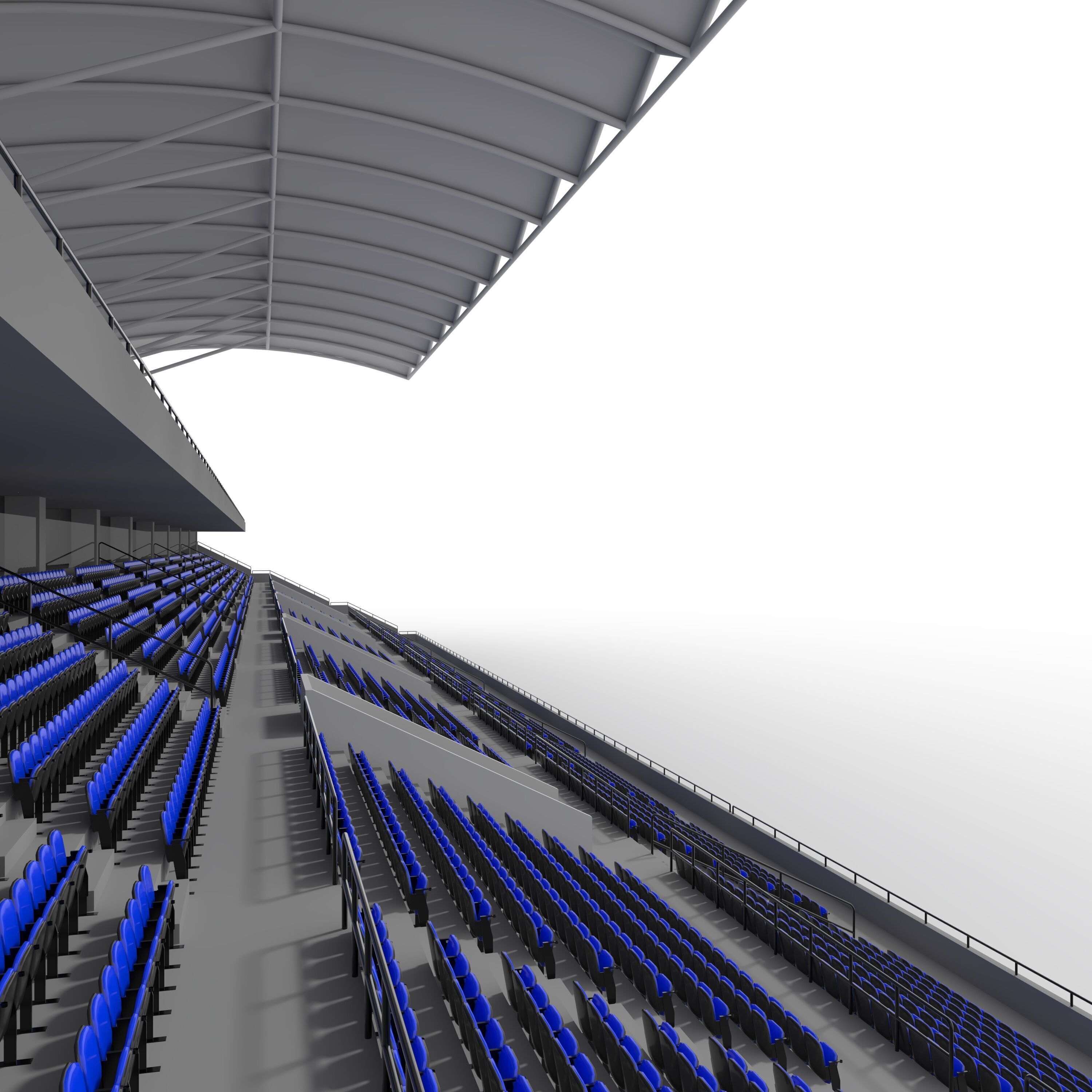 Stadium Tribune 11 3D model_24