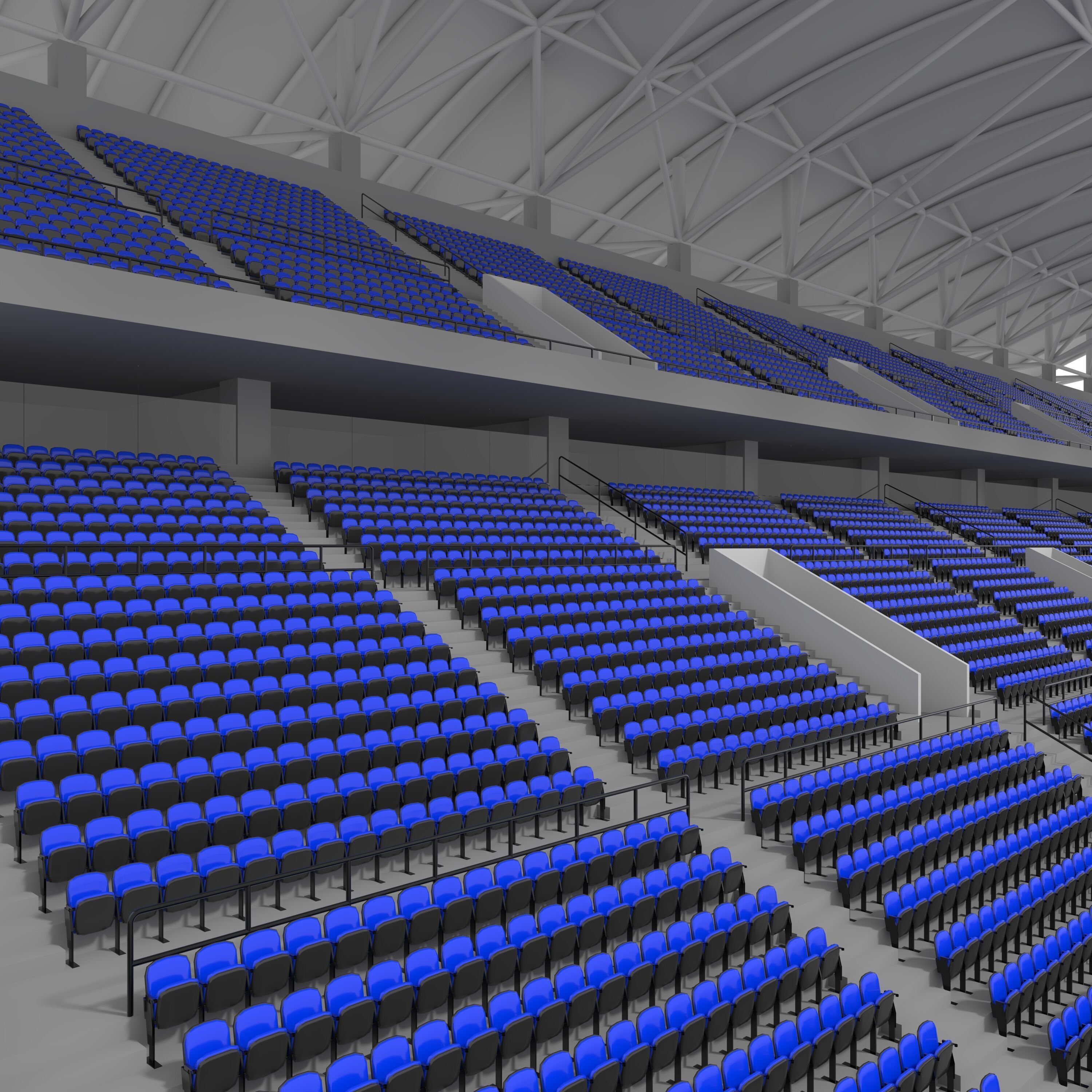 Stadium Tribune 11 3D model_16