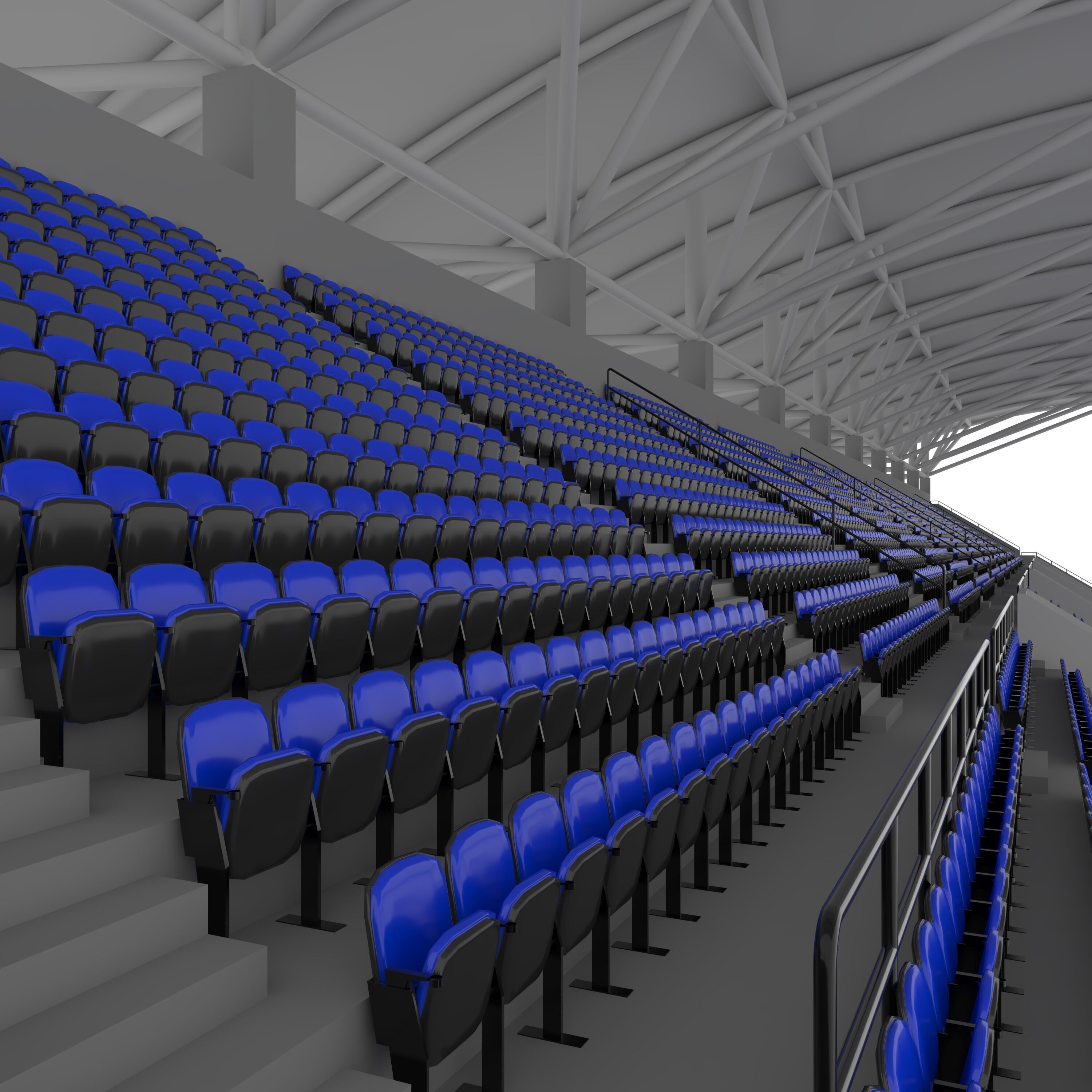 Stadium Tribune 11 3D model_21