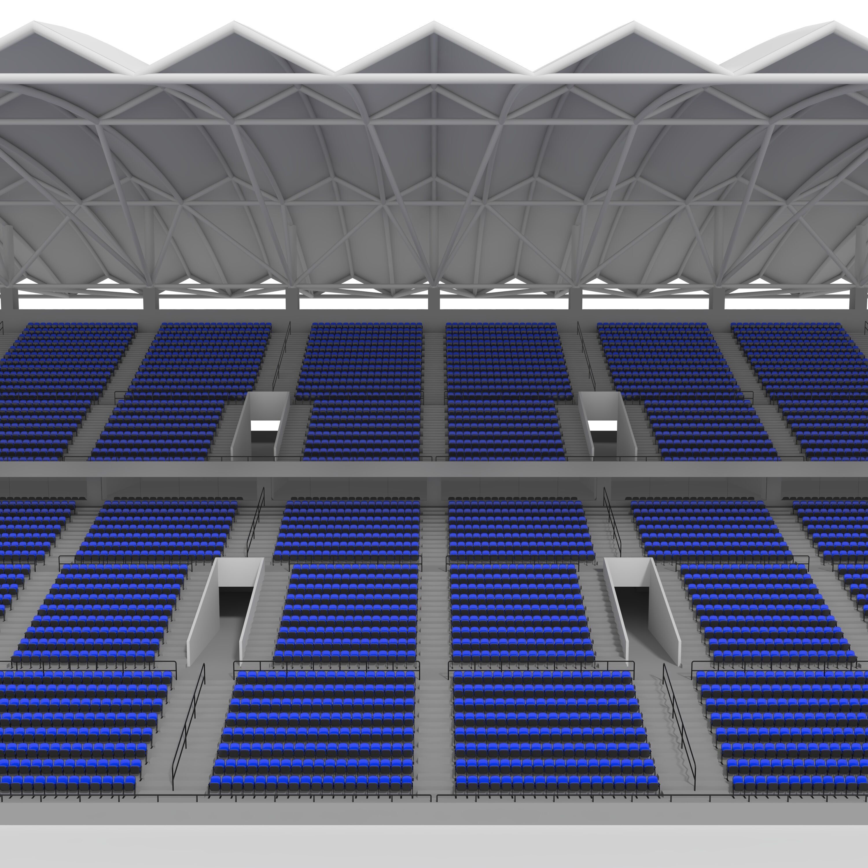Stadium Tribune 11 3D model_12